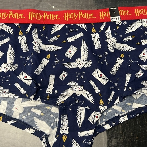 3 for $30 TORRID NWT Harry Potter Seamless Boyshort Panty - Cotton Hedwig 0316 - Picture 6 of 6